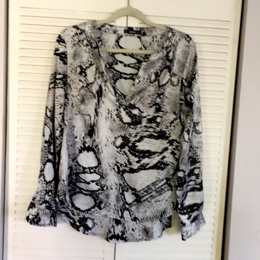 Snake Print Blouse
